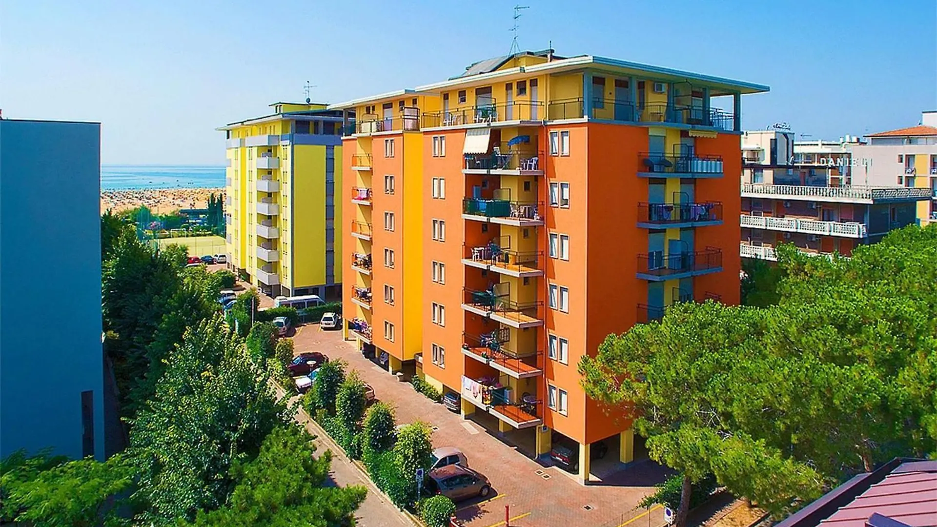 Sea View Top Floor Apartment In Bibione Italy
